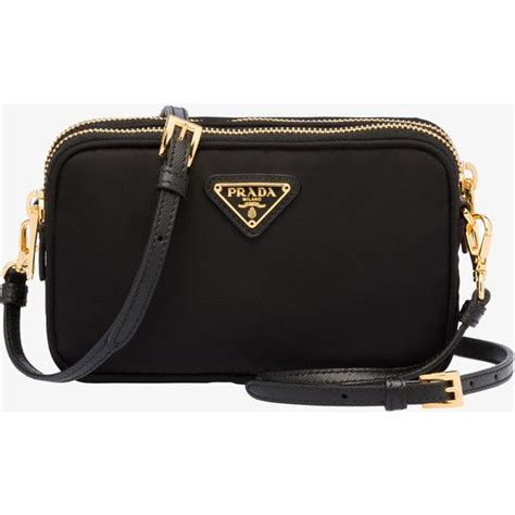 fabric cosmetic pouch prada|prada cosmetic pouch with strap.